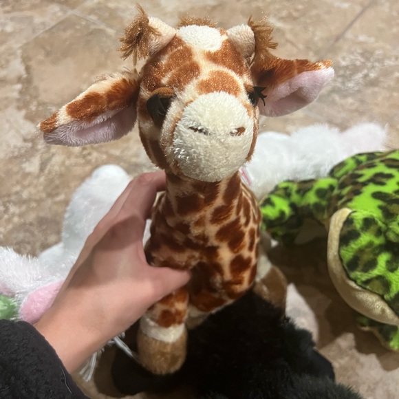 Webkinz LOT of 7 Pets Vintage 2000s Web game no codes GANZ poodle frog giraffe - Picture 4 of 12